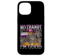 Non merci, je suis bon, drôle, chat gay asexué, mème, bootleg Coque pour iPhone 15