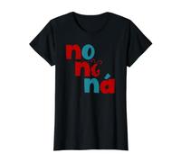 Non, Ni Ná T-Shirt Graphique avec Valeur, Femme, Noir, M