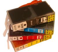 NON-OEM - Lot de 4 Cartouches Compatibles équivalentes HP 364