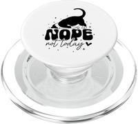 Non, Pas Aujourd'hui - Funny Saying Lazy Meme Sleep Quote PopSockets PopGrip pour MagSafe