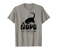 Non, Pas Aujourd'hui - Funny Saying Lazy Meme Sleep Quote T-Shirt