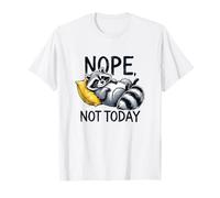 Non, pas aujourd'hui Lazy Raccoon Vintage T-Shirt