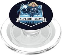 Non, Pas Aujourd'hui, Un mème de Super-héros - Lightning Attitude Art PopSockets PopGrip pour MagSafe