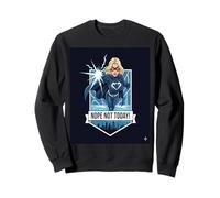 Non, Pas Aujourd'hui, Un mème de Super-héros - Lightning Attitude Art Sweatshirt