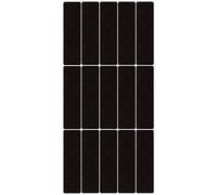 Non Skid Stair Treads | 15 Pcs Soft Soil Defensive Carpet Mats | European Style Pattern for Wooden Steps / Home Security | Built - In Adhesive Installation, Machine Washable (Coffee European embossed)