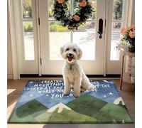 Non-Slip Absorbant Tapis de Porte en Montagne, de Modèle et d'Inspiration Devis pour Une Porte d'entrée, Couloir, Cuisine