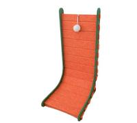 Non-Slip Cat Scratching Board, L-Shaped Cat Scratcher, Interactive Ball Toy, Wear-Resistant Material, Suitable for Claw Sharpening in Small, Medium, and Large Felines
