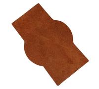 Non-Slip Cowhide Pad | Brown 13,5 x 6,5 cm Double-Sided Adhesive Instrument Grip Mat Open/Full Type Anti-Skid Accessory Traditional Chinese String Instrument Stabilizer Support Pad Player Performanc