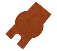 Non-Slip Cowhide Pad | Brown 13.5x6.5cm Double-Sided Adhesive Instrument Grip Mat Open/Full Type Anti-Skid Accessory Traditional Chinese String Instrument Stabilizer Support Pad Player Performanc