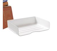 Non-Slip Desk Paper Tray - Stackable Storage Stand for A4 Paper | Large Capacity Portable Paper Organizer, Reusable Paper Holder for Home Office, Working Place, and Efficient Paper Management