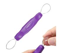 Non-Slip Fruit Peeler, Manual Skin Remover Tool, 6.9x1 Inches Grape with Stainless Steel, Durable ABS Kitchen Gadget, Vegetable Peeler with Ergonomic Grip, Food Prep for Potato Mango