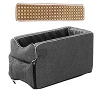 Non-slip Pet Car Seat, Pet Booster Seat, Dog Car Bed, Portable Dog Seat, Pet Car Seat Bed, Console Dog Bed, Car Pet Booster Seat 42 x 22 x 20 cm/16,54 x 8,66 x 7,87 inches For Safe Ride
