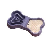 Non Slip Puppy Bowl, Slow Down Eating Bowl, 13.78x7.87x1.97 inches Portable & Convenient, Pooch Feeder Dish for Both Indoor, Outdoor Use, Providing Your Dog with Reliable