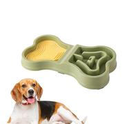 Non-Slip Puppy Bowl, Slow Feeding Anti-Slip Design, 13.78x7.87in Portable Safe Feeder Dogs, Ideal Home, Travel, Indoor and Outdoor Use, Perfect for Puppies
