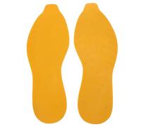 NON SLIP RUBBER BASKETBALL SHOE SOLE REPAIR PATCH WEAR RESISTANCE V PATTERN VARIOUS GROUND SIZES 41 44 (Jaune)