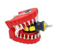 Non-Slip Screwdriver Kit | Fun Mouth Design Hardware Set | Anti-Slip Repair Bits | Durable Toolkit For Electronics Woodworking Metalworking Construction Plumbing Of | Contoured Ergonomic Handle And T