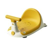 Non-slip Toddler Shower Stool, Baby Bath Seat, 14.57x10.71x8.11 Inches Portable & Easy to Use, Creative Motorcycle Shape Wash Seat for Child Soak Time, Youngster's Bathroom Shower