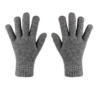 Non-slip Touchscreen Gloves Women Winter Knitted Warm Gloves Women Valentine's Day Gift for Girlfriend (Dark gray, Free size)