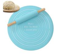 Non-stick Silicone Mat | Non Stick Rollers | Nonstick Pastry Mat Com Conveniently : The Silicone And Knebo Kit For Home, Cafe, Kitchen