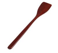 Non - Stick Wooden Spatula Turner | Heat Tolerant & No - Scratch Frying Shovel | Wooden Kitchen Utensil for Eggs/Pancakes/Burgers | Authentic Wood, Comfort Grip, 9.7 Inch (Red)