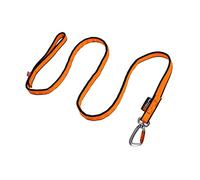 Non-stop dogwear Bungee Leash Laisse élastique pour Chien pour Les Sports comme la Course à Pied, Le vélo et Le Ski avec Les Chiens. Noir/Orange (2.0m / 23mm)