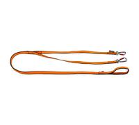 Non-Stop Dogwear Laisse Bungee Double 1,95-2,8M Orange/Noir Pour 2 Chiens