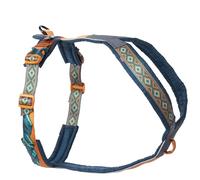 Non-stop dogwear Line 5.0 Rachel Pohl Edition Harnais pour chien, Bleu sarcelle/chêne Taille 8