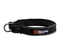 Non-stop dogwear ROAM Collar | Collier rembourré solide pour chaque activité, taille : S