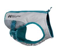 Non-Stop Dogwear Gilet rafraîchissant pour chien, gris clair/bleu sarcelle (M)