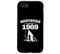 Non supervisé Depuis 1969, rétro, années 70 et 80, Enfant, Nostalgie, Anniversaire Coque pour iPhone SE (2020) / 7/8