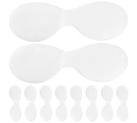 Non-tissé Papier Doux pour Film Oculaire 100 Feuilles, Blanc Soin | Masque Yeux Jetable Head Spa, Cache-œil Fait Maison, Usage Spa et Maquillage