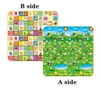 Non toxique 5 tailles disponibles bébé activité gymnase ramper tapis de jeu tapis bébé tapis de jeu pour enfants tapis de sécurité pliant envoi-180x150x1cm-Animal World