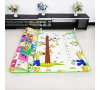Non toxique 5 tailles disponibles bébé activité gymnase ramper tapis de jeu tapis bébé tapis de jeu pour enfants tapis de sécurité pliant envoi-180x150x0.5cm-giraffe