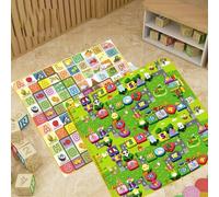 Non Toxique Épais 1cm Epe Bébé Activité Gymnase Bébé Ramper Tapis De Jeu Tapis Pliant Tapis Bébé Jeu Tapis Pour Enfants Tapis De Sécurité-180x150x0.5cm-Violet
