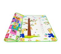 Non Toxique Épais 1cm Epe Bébé Activité Gymnase Bébé Ramper Tapis De Jeu Tapis Pliant Tapis Bébé Jeu Tapis Pour Enfants Tapis De Sécurité-180x150x1cm-Rose