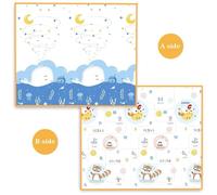 Non Toxique Épais 1cm Epe Bébé Activité Gymnase Bébé Ramper Tapis De Jeu Tapis Pliant Tapis Bébé Jeu Tapis Pour Enfants Tapis De Sécurité-180x150x0.5cm-Marron