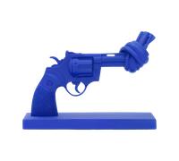 Non Violence Cobolt blue 30 cm Bleu
