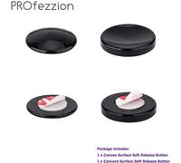 Non-Vissé Soft Déclencheur Pour Fuji Gfx50S Gfx50R X-S10 X-H1 X-T100 X-A5 X-A3 X-A10 X-A20 X-T1 Xf10 X70 Appareil Photo Avec Plat Bouton D'Obturation (Convexe & Concave Surface Kit[SHY9290894]