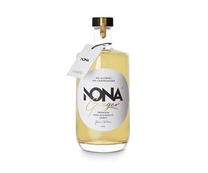 NONA Ginger 700ml | Spiritueux sans alcool au gingembre avec 12 botaniques | Gingembre, curcuma, yuzu & verveine | Saveur épicée & fraîche | 0,0% vol | Idéal pour cocktails sans alcool