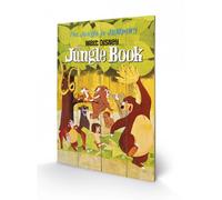 Noname Disney - The Jungle Book Jumping - Impression Sur Bois 40x59cm