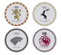Noname Game Of Thrones - Pack De 4 Assiettes 21cm - Houses