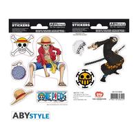 Noname One Piece - Stickers - 16x11cm / 2 Planches - Luffy & Law