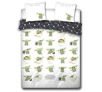NONAME Star Wars Parure de lit 240 x 220 cm Baby Yoda 100% Coton