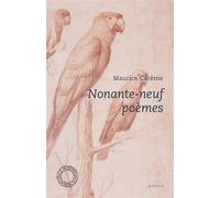 Nonante-neuf poemes - Maurice Carême - Espace Nord - broché - Poésie