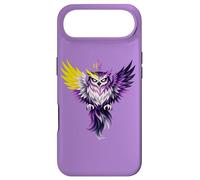 Nonbinary Owl Bird Enby NB Pride Flag Colors Tattoo Style Coque pour iPhone Air