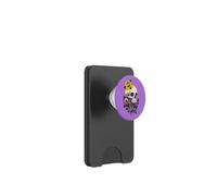 Nonbinary Skull Enby Pride Colors Roses Floral Vintage PopSockets PopWallet pour MagSafe