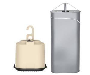 NONCHI Sèche-Linge Portable 90L, Mini-Sèche-Linge Électrique Pliable 300W pour Le Voyage, L'appartement, Le Camping-Car, Le Dortoir, avec Sac De Séchage Et Cintre Chauffant PTC