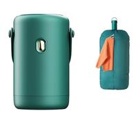 NONCHI Sèche-Linge Portable, Sèche-Linge Électrique Pliable avec Sac De Sécheuse, Mini Sèche-Linge pour Voyager, Appartement, RV, Dortoir - Corps De Chauffage PTC Et Deux Mode De Chauffage,Vert