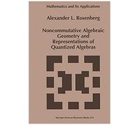 Noncommutative Algebraic Geometry And Representations Of Quantized Algebras
