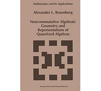 Noncommutative Algebraic Geometry And Representations Of Quantized Algebras